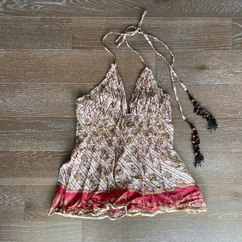 Nolita Babydoll Halter Top | Multi | L